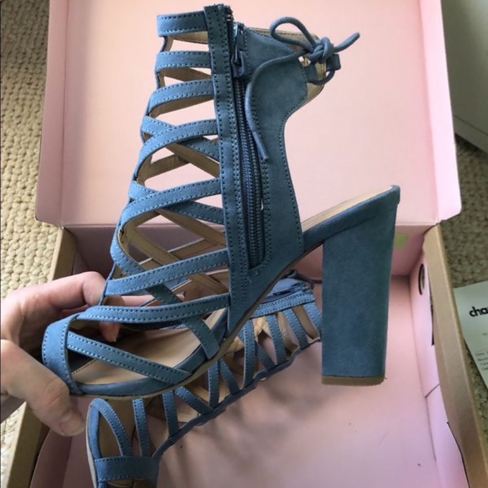 Blue Suede Heels!